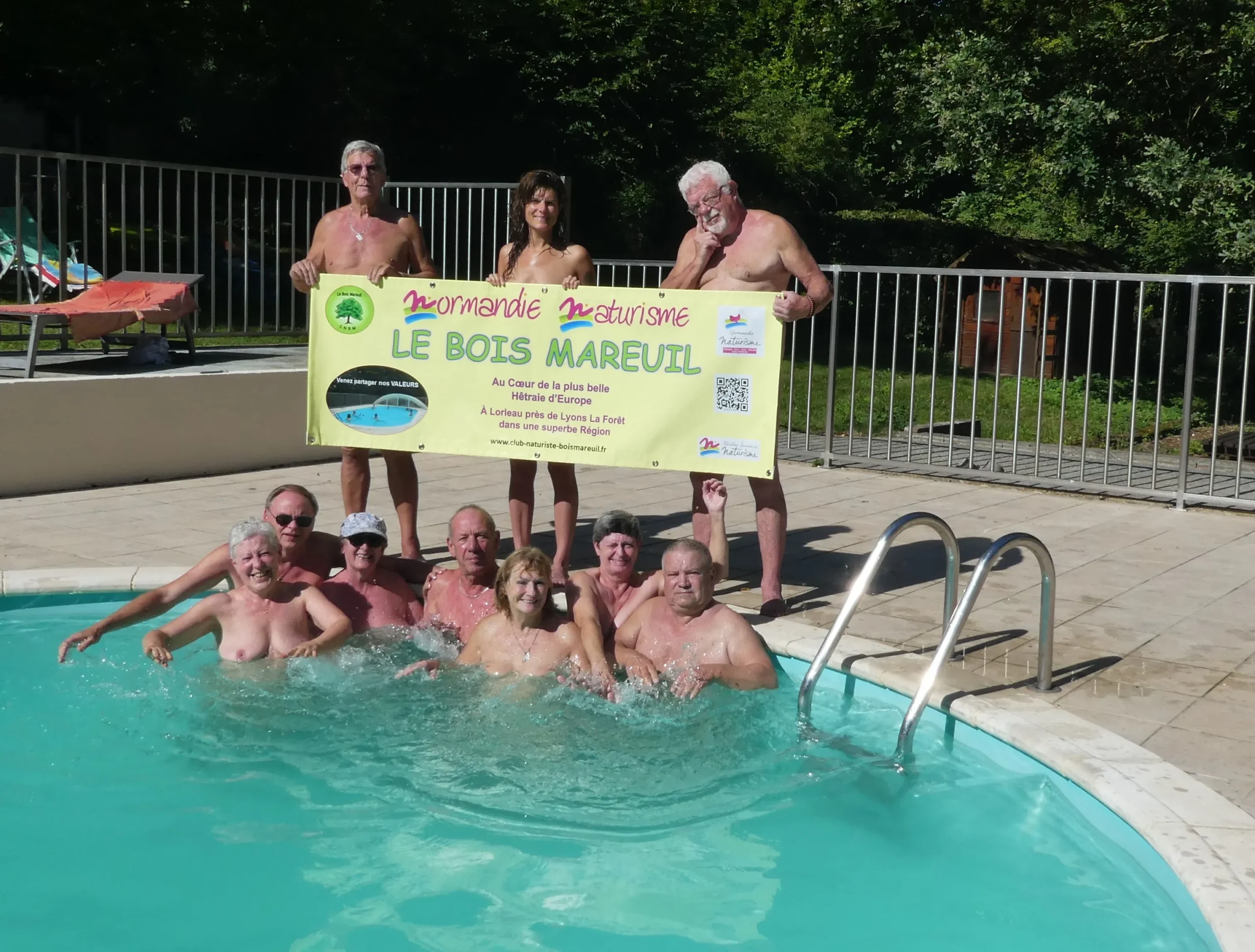 Piscine club naturiste Bois Mareuil CNBM